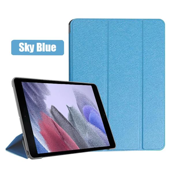 Smart Fodral För Samsung Galaxy Tab A7 Lite 2021 SM T220 T225 Skyddsskal Tab A7 lite 8.7\" SM-T220 SM-T225 Surfplatta Fodral Sky Blue A7 Lite T220 T225