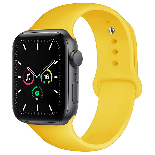Silikon Sportarmband för Apple Watch strap 49mm 44mm 45mm 40mm 41mm 42mm 38mm armband iwatch series9 8 7 6 5 4 3SE Ultra 2 correa Y 49mm-42-44-45mm M-L