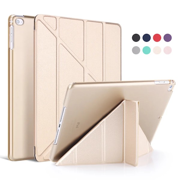 Fodral i silikon för iPad 2 3 4 Air 1 2 3 för iPad 10.2 9.7 6:e 7:e 8:e generationens fodral för iPad Pro 11 Air 2024 Mini 5 6 Capa Gold For iPad 10th 2022