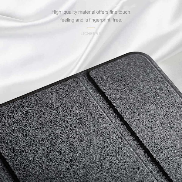 Slimmat Fodral För Samsung Galaxy Tab A7 Lite 8.7'' 2021 SM-T220 SM-T225 Flip Tablet Skydd Tri-Fold Ställ Smart Folio Skal Black For Tab A7 Lite 8.7