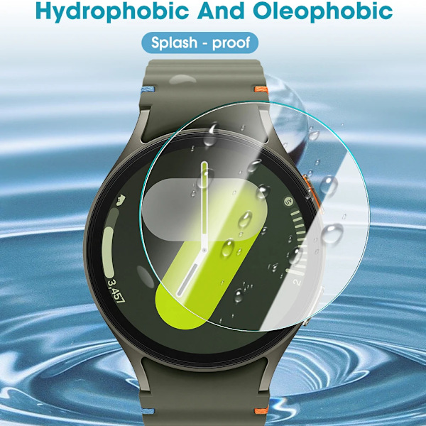 1-4 st Enkel att Installera Härdat Glas för Samsung Galaxy Watch 7 40mm 44mm Watch 7 Ultra 47mm Skärmskydd Anti-repa Film 4 Pack For Watch 7 Ultra