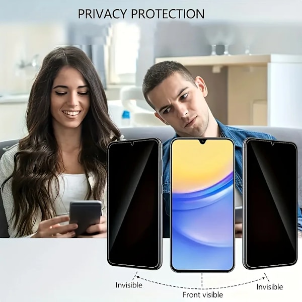 4-pack Sekretess Skärmskydd Härdat Glas för Iphone 15 16 Pro Max 16E 14Plus 12 13 Mini 11 XS Anti-Spion Film Enkel Applicering iPhone XR Anti Peeping