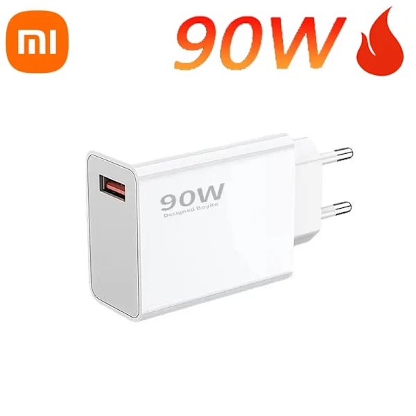 Xiaomi 90W Original Laddare Snabbladdning EU Laddadapter Snabb USB Typ C Laddkabel För Xiaomi 15 14 Ultra Redmi Note 13 Only 90W charger
