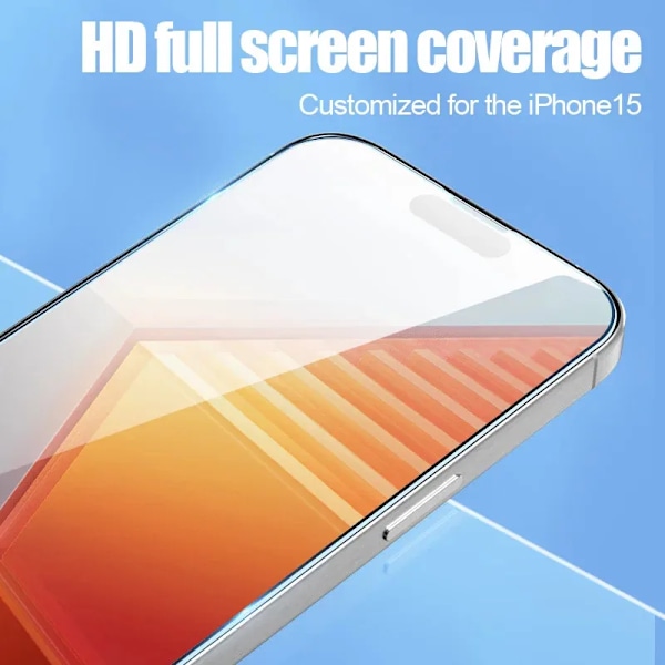 1-4 st Härdat Glas Skyddsfilm För IPhone 15 14 Plus 13 12 Pro Max 11 XR XS Max Dammtätt Skåp Telefon HD 2PCS HD(DF) iPhone11Pro(x xs)