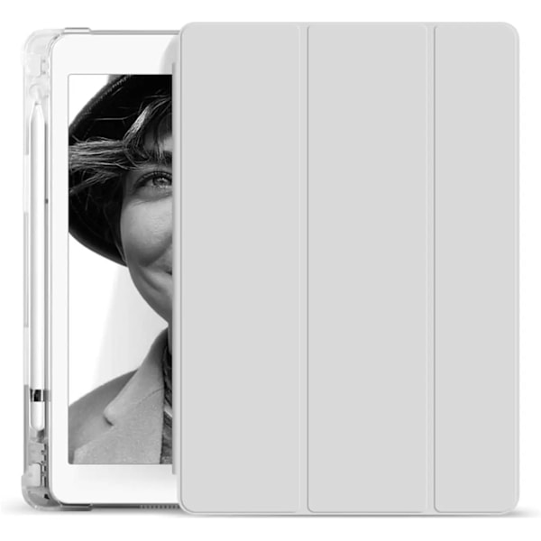 Fodral med pennhållare för iPad Pro 11 iPad Air 11:e 11 M3 10:e Gen mini 7 Funda iPad 10.2 7:e 8:e 9:e Skal Air5 4 10.9 3 10.5 grey Pro 11 2021 2022