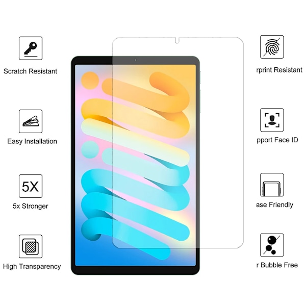 2 st Glas för Teclast P85T Repskydd Härdat Glas Skärmskydd surfplatta skyddsfilm Teclast P85T 2PCS