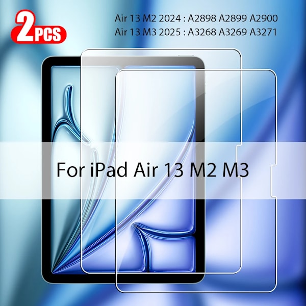 Härdat Glas För Ipad Pro 13 M4 2025 12.9 Air 11 5 4 3 2 M3 M2 Skärmskydd A16 10 9 9:e 10:e Generationen Mini A17 7 6 Film Air 13 M3 M2