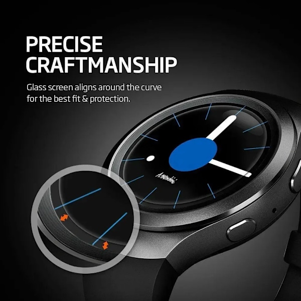 Härdat glas skärmskydd för Galaxy Watch Active 2 3 4 6 Classic 5 Pro för Samsung Gear S2 S3 Frontier skyddsfilm Watch Active 2 5PCS