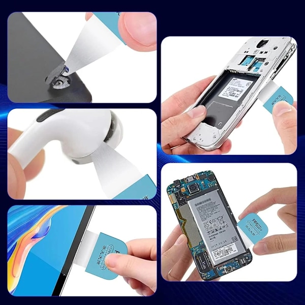 PPD Universal ultratunn metallstål Blad Kit öppningsverktyg Telefon Laptop Chip Skärm Batteri separering demontering reparation 3pcs C Style
