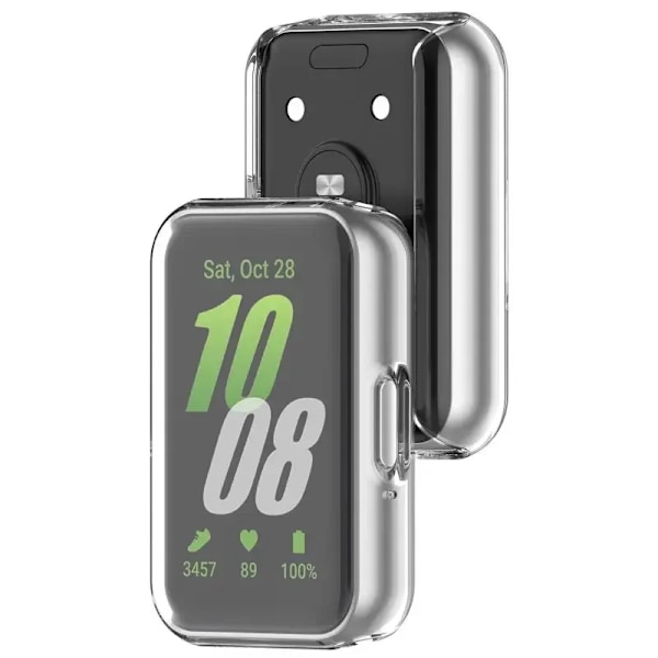 Skal för Samsung Galaxy Fit3 Skärmskydd TPU Fulltäckande Skyddsfodral För Samsung Galaxy Fit 3 Armbandsaccessoarer Transparent