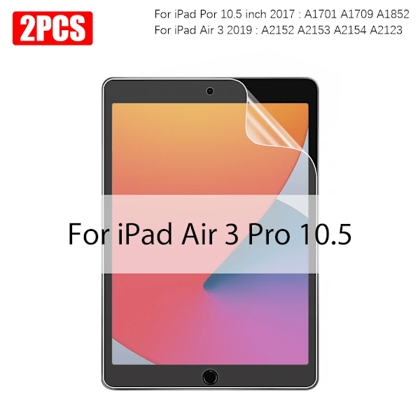2 st Pappersliknande Skärmskydd för Ipad 10 10:e Pro 13 M4 12.9 2025, Ipad Air 11 5 4 M3 M2 A16 9:e Generationen Mini 6 7 Air 3 Pro 10.5