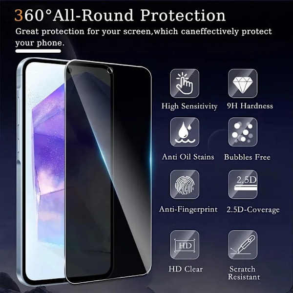 Sekretess Skärmskydd för Realme C55 C51 C53 C25 GT Neo 2 8 Pro 7 6 5 5i 8i 6i 6s 5s C25Y C11 C12 Reno 8Z 5G 6Z 5Z 4 3 Glas C11 C12 C20 C20A C25 Anti Peeping
