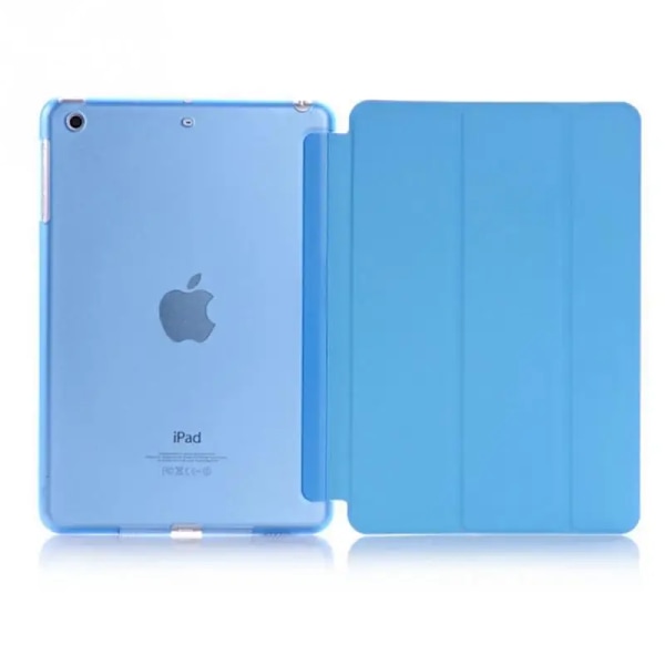 7,9'' Tunt folio Ställ Coque för iPad mini 4 Fodral Smart A1538 A1550 PVC Smart Auto-Sleep Omslag för iPad mini 4 7,9'' Omslag Blue iP mini 4 7.9in