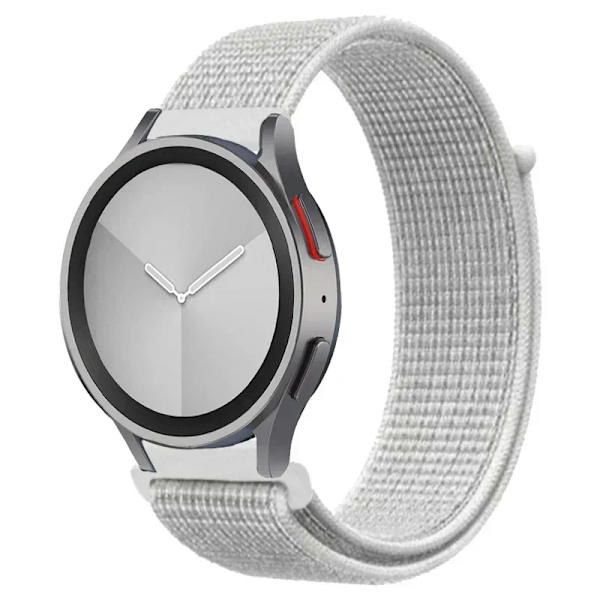 Nylon loop Band för Samsung Galaxy Watch 7-FE 6/5/pro/4/Classic/active 2 20mm/22mm sportarmband huawei gt 5-4-2-2e-3 pro rem 20 Summit white 20mm watch band