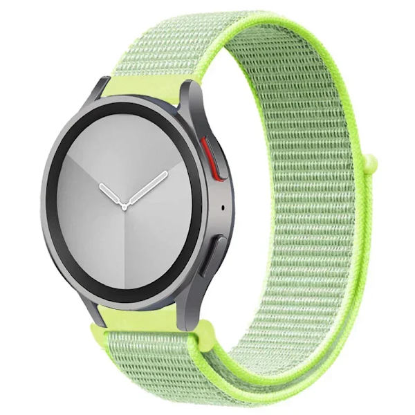 Nylon loop Band för Samsung Galaxy Watch 7-FE 6/5/pro/4/Classic/active 2 20mm/22mm sportarmband huawei gt 5-4-2-2e-3 pro rem 12 light yellow 20mm watch band