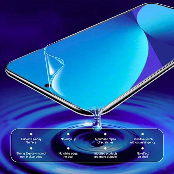 3 st 999D Hydrogel Film för Xiaomi Redmi 5 Plus 5A 6 6A 4X S2 Go K20 Skärmskydd Redmi Note 6 5 5A 4 4X Pro Skyddsfilm Note4 Global Version Hydrogel Film