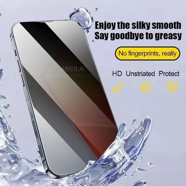 Oleofobisk Beläggning Dammtät Installation Anti-Spion Skärmskydd För Samsung A55 5G A54 A35 A34 A32 A52s A51 A73 A72 A25 A50 For A31 A32 4G Anti Spy