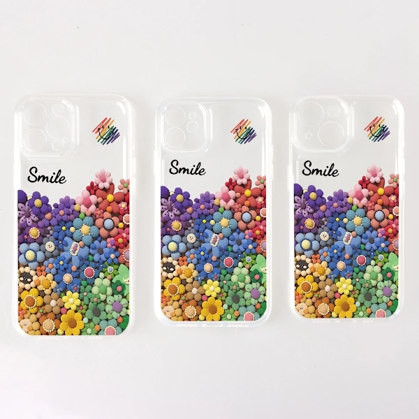 Skal för iPhone 15 14 13 12 11 XSM XR X 7 8 Plus Blomma Himmel Ins Telefonskal Fullständigt Skydd Transparent Skal Mjukt Omslag KY-02-D0013 iPhone XS MAX