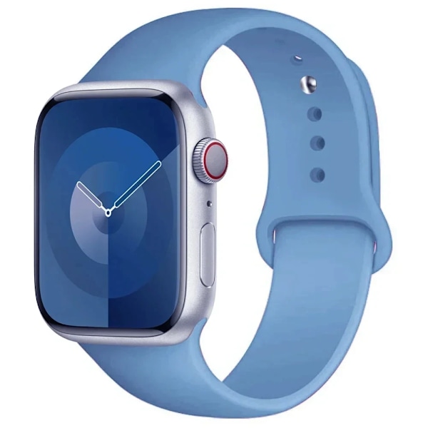 Silikon Sportarmband för Apple Watch strap 49mm 44mm 45mm 40mm 41mm 42mm 38mm armband iwatch series9 8 7 6 5 4 3SE Ultra 2 correa MistU 49mm-42-44-45mm S-M