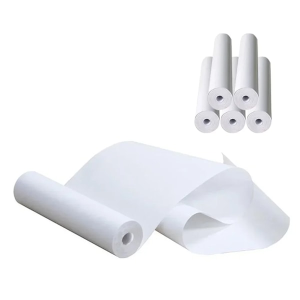 A4 Termopapper Termiskt Utskriftspapper 210*30mm för A4 Trådlös Bluetooth A40/X8 Skrivarpappersrulle 2R Long Storage