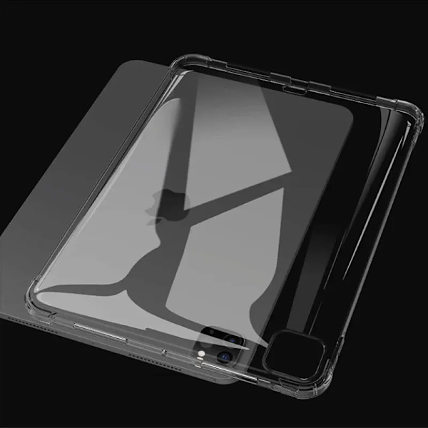 Clear Tablet Skyddsfodral För Apple iPad Pro 11 (M4) 2024 A2836 A2837 A3006 Transparent Mjuk TPU Silikon Slim Airbags Skal Transparent iPad Pro 11 2024