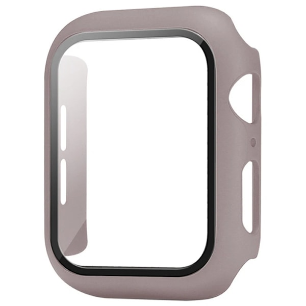 Glas+Skal för Apple Watch case 9 8 7 6 SE 3 iWatch Tillbehör Skärmskydd Apple watch series 44mm 40mm 38/42mm 45mm 41mm Khaki 38mm serise 1 2 3
