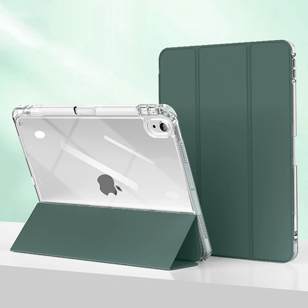 Skal för iPad 11:e generationen A16 Funda iPad Pro 11 13 M4 2025 M2 M3 iPad Air 13 11 Air 5 4 iPad 10:e 9:e 8:e 7:e Mini A17 Pro 12.9 Fodral Dark Green Pro 11 2nd 3rd 4th