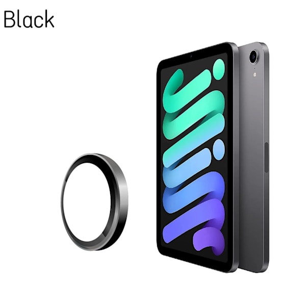 3D Härdat Glas Ring Färg Lins Skydd För Apple IPad 11:e Gen (A16) 2025 10:e 10.9 2022 Air 5 4 Mini 7 6 HD Kameraskydd black Tempered Glass