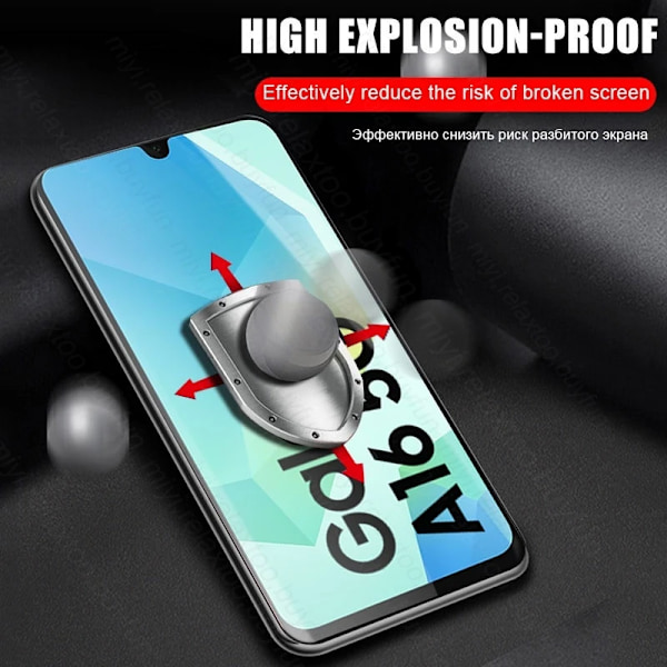 4-i-1 Sumsung A16 5G Kameraglas & Hydrogel Film Skärmskydd för Samsung Galaxy A16 A 16 16A 5G/4G SM-A165F, SM-A166B 6.7\" 4in1 2front 2lens For Samsung A16 5G