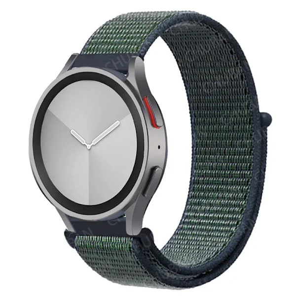 Nylon loop Band för Samsung Galaxy Watch 7-FE 6/5/pro/4/Classic/active 2 20mm/22mm sportarmband huawei gt 5-4-2-2e-3 pro rem 18 Deep fog gray 22mm watch band