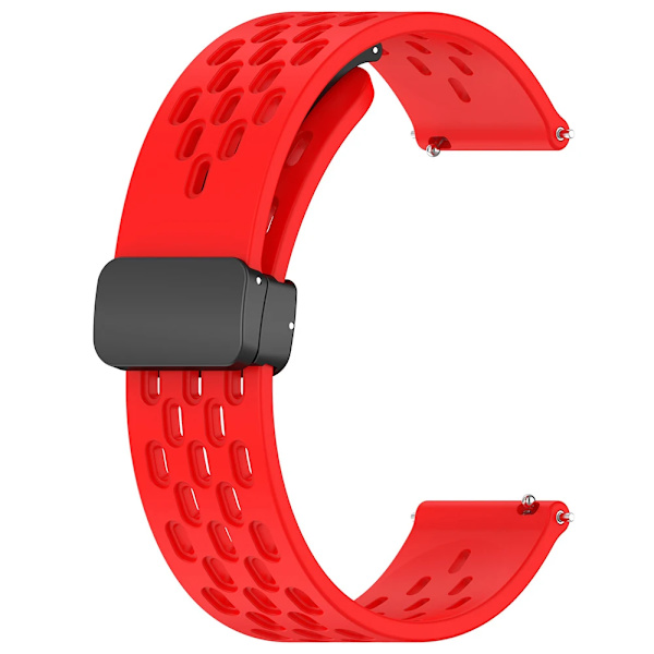 20mm 22mm Armband för Garmin Venu/SQ/SQ2/2 Plus/3/2 Silikon Ersättningsarmband Forerunner 245 645 255 265 165 168 Klockarmband cixiDD-red 22mm