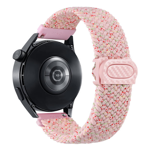 20mm 22mm klockarmband för Samsung Galaxy Watch 7/6/4/5/Pro/6 Classic/S3/active 2 Band Flätat Armband Huawei GT 23 GT4 GT5 46mm Pink Unity Amazfit Bip 6-5