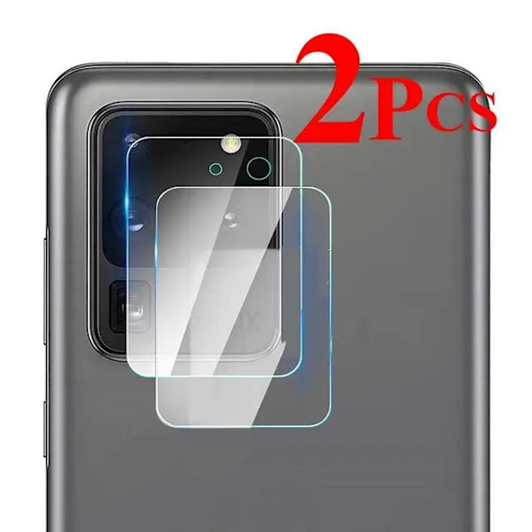 Kameraskydd för Samsung Galaxy S21 S20 Ultra 5G S20+ S20plus Skyddsglas för Sansung S20 FE Ultra S22 Plus Film 2 pieces S20 Plus