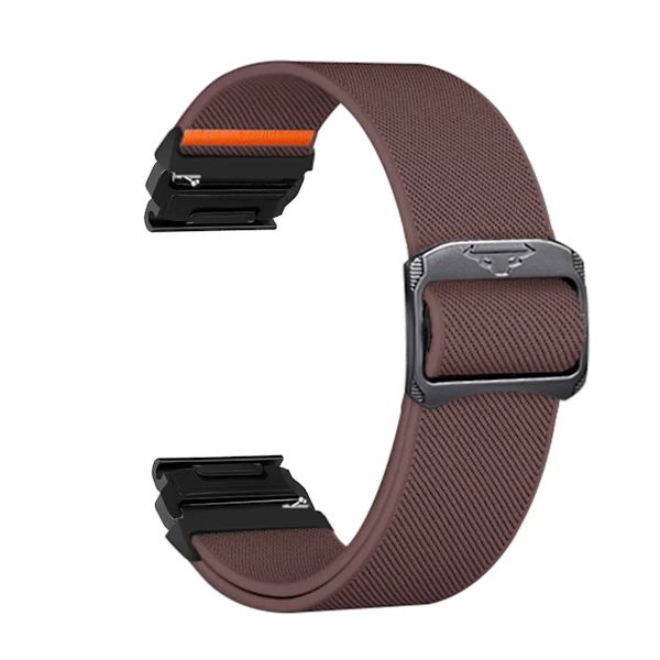 Quick Fit 22 26mm Nylonrem för Garmin Fenix 8X 7X 7Pro Fenix 6X 6 5X Tactix 8 7 9 Forerunner 965 955 Klockarmband Tillbehör SmokePurple-B Quick Fit  26mm