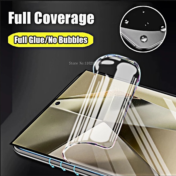 4 st Hydrogel Film för Samsung Galaxy S24 Ultra S23 FE Skärmskydd Skyddande Framsida på S24 S 24 Plus S23fe Inget Glas For samsung A2 CORE Hydrogel Film