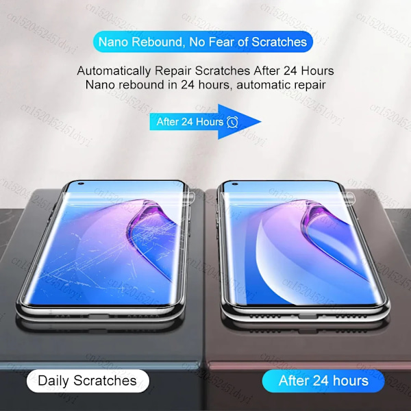 5 st Fulltäckande Hydrogel Film För OPPO A94 A12 A54 A31 A32 A33 A5 A9 2020 A53 Skärmskydd För OPPO A74 A91 A92 A76 Gel Film for oppo A52 A72 A92 Hydrogel Film