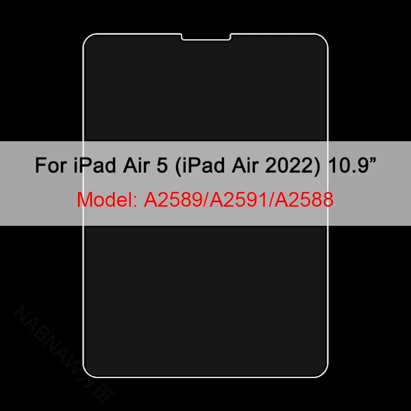 Mjuk Hydrogel Film för iPad 10:e generationen Mini 6 Air 5 4 10.9 Pro 11 2022 Skärmskydd Ipad 10.2 7:e 8:e 9:e pro 9.7 2018 Air 5