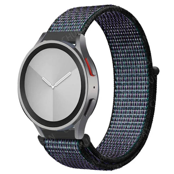 Nylon loop Band för Samsung Galaxy Watch 7-FE 6/5/pro/4/Classic/active 2 20mm/22mm sportarmband huawei gt 5-4-2-2e-3 pro rem 33 Hyper Crape 22mm watch band