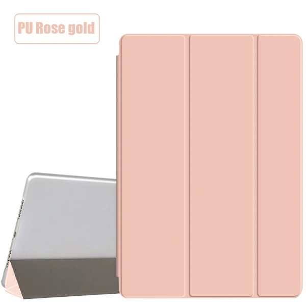Fodral för Samsung Galaxy Tab A 8.0\" 2019 Skydd Flip Tablet Fodral Läder Smart Magnetiskt Ställ Skal PC Baksida SM-T290 SM-T295 PU Rose gold SM-T290 T295