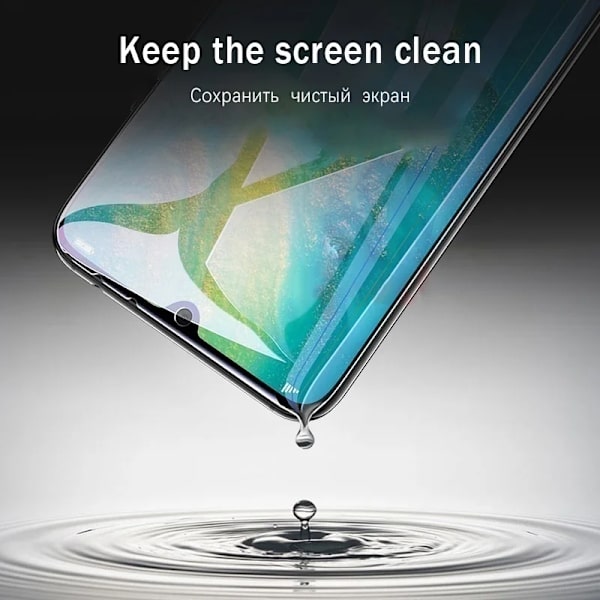 2 st Fulltäckande Härdat Glas För Huawei P20 P30 Lite P40 Pro Skärmskydd För Honor 8x 9x 10 9 20 Lite Skyddsglas For Honor 1 System 2Pcs Black Glass