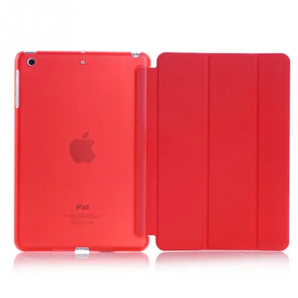 7,9'' Tunt folio Ställ Coque för iPad mini 4 Fodral Smart A1538 A1550 PVC Smart Auto-Sleep Omslag för iPad mini 4 7,9'' Omslag Red iP mini 4 7.9in