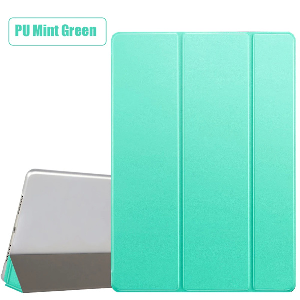 Fodral för Samsung Galaxy Tab A 8.0\" 2019 Skydd Flip Tablet Fodral Läder Smart Magnetiskt Ställ Skal PC Baksida SM-T290 SM-T295 PU Mint Green SM-T290 T295