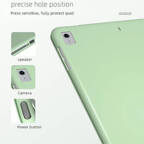 Fodral för iPad 11 A16 11:e 2025 11 tum TPU Y-vikbart magnetiskt stativ Mjukt bakre skal Fodral för iPad 10:e generationen 2022 10,9 tum Dark Green iPad 10th 2022 10.9
