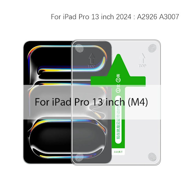 Härdat glas för iPad skärmskydd Pro 13 12.9 M4 A16 10:e 9:e 10 9 generationen Air 11 5 4 3 M2 M3 Mini 7 6 10.2 2025 film Pro 13 M4 2024
