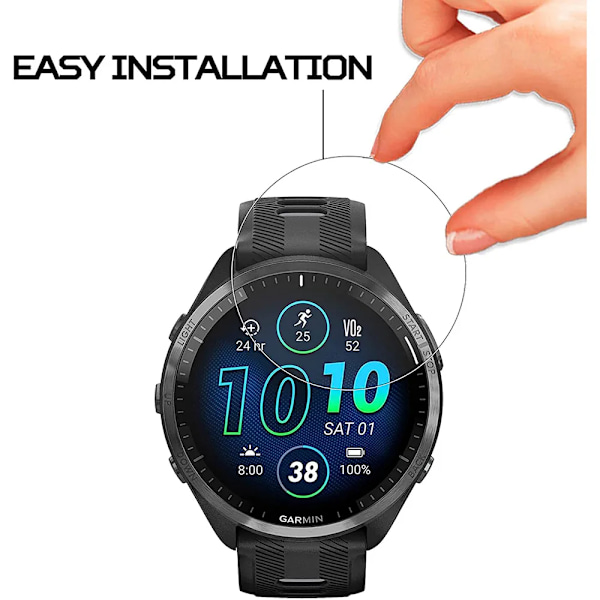 Skyddsfilm för Garmin Forerunner 965 955 265 255 245 Skärmskydd för Garmin Forerunner 945 935 745 235 165 55 45 Film 1PC Garmin foreruuner955