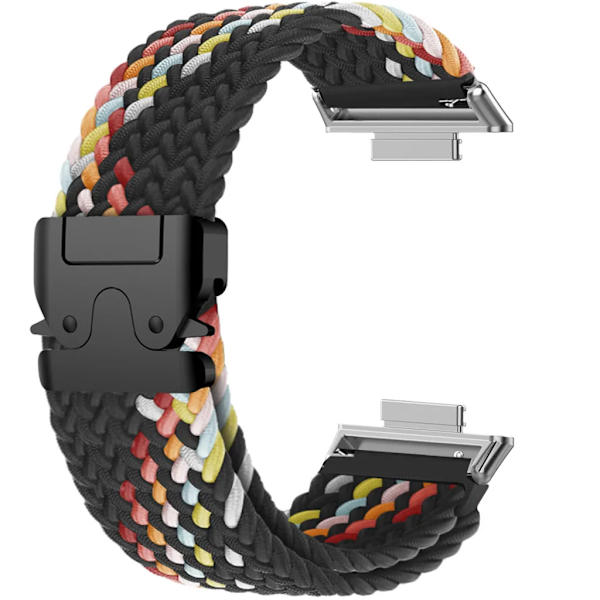 Elastiskt flätat soloband i nylon för Huawei Watch Fit 4 pro/4/3 Armband Herr Dam Armbandsur för Huawei Fit 2 Fit 1 Band BRainbowS For Huawei Fit 3