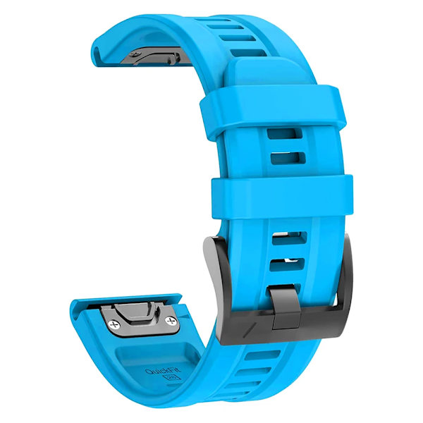 QuickFit 22mm 26mm Armband för Garmin Epix Gen 2 Silikonarmband för Garmin Fenix 7 7X 5Plus 6XPro Enduro 2 Armband Blue For TACTIX DELTA