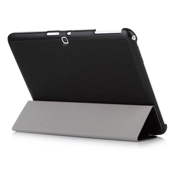 SM-T530 T535 T531 Tablet Ställ Fodral För Samsung Tab 4 10.1 Ultratunn Slim Läder Smart Fodral Magnetisk Auto Sleep Black Tab4 10.1