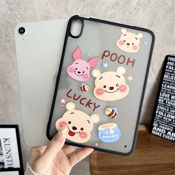 För Samsung Galaxy Tab S6 A7 Lite A8 A9 S10 S9 S8 S7 Plus 8.0 11 12.4 Tecknad Stitch Spider Man Barn Mjukt Tablett Skyddsfodral YHY A7 10.4 T500