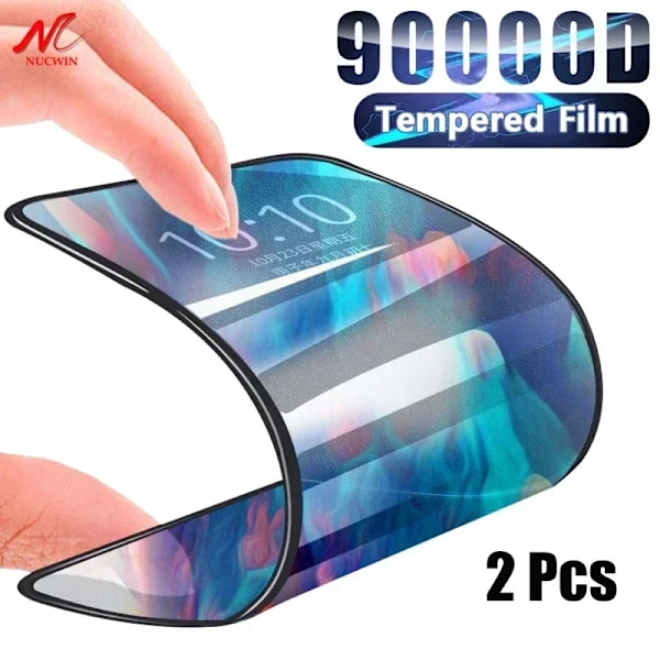 N NUCWIN 2 st Keramiskt Skärmskydd för iPhone 16 11 12 13 14 15 Pro Max X Xs Xr 7 8 15 Plus Hög Klar Flexibel Mjuk Film 7 Plus or 8 Plus Nano-coated Tempered Glass Film